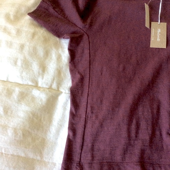 NWT Madewell Garment-Dyed Relaxed Fit Top Sz S - Picture 6 of 10
